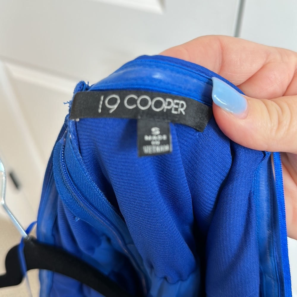 19 Cooper Strapless Blue Jumpsuit - Picture 6 of 7